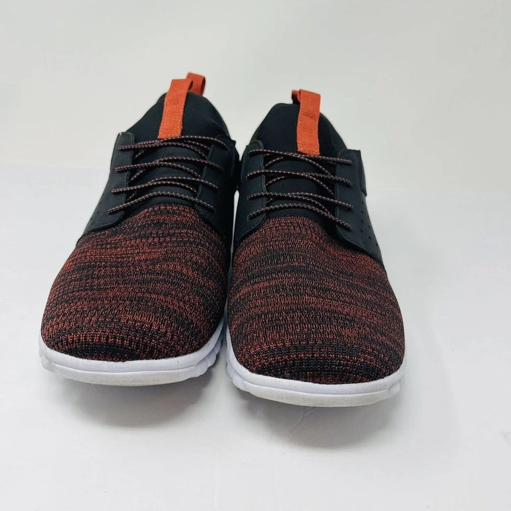 Deer Stags Mens Sz 10M NoSoX Betts Flexible Sole Bungee Lace Black